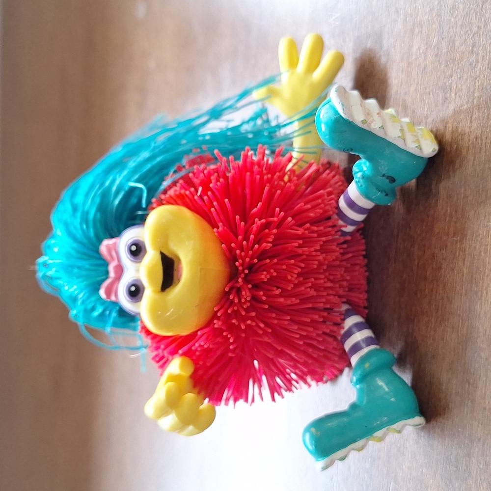 Kooshling Bendable Koosh Vintage 90s Toy Blue And Pink